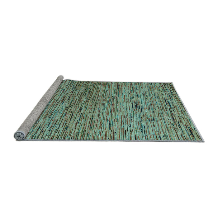 Sideview of Machine Washable Abstract Light Blue Modern Rug, wshabs4962lblu