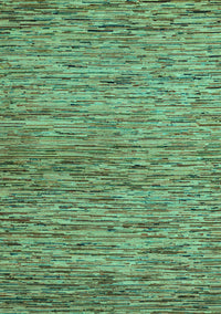 Abstract Turquoise Modern Rug, abs4962turq