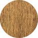 Round Abstract Brown Modern Rug, abs4962brn