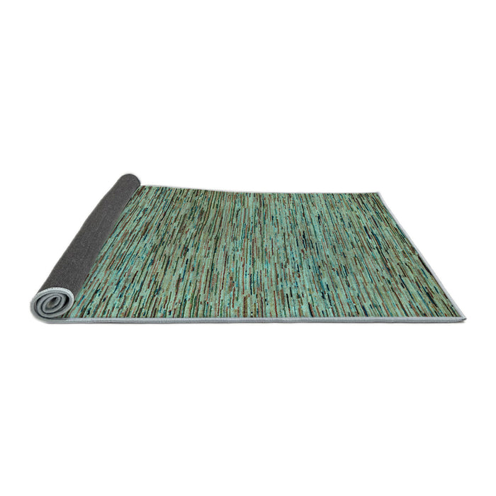 Sideview of Abstract Light Blue Modern Rug, abs4962lblu