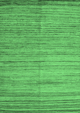 Abstract Emerald Green Modern Rug, abs4963emgrn