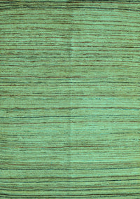 Abstract Turquoise Modern Rug, abs4963turq