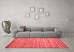 Modern Red Washable Rugs