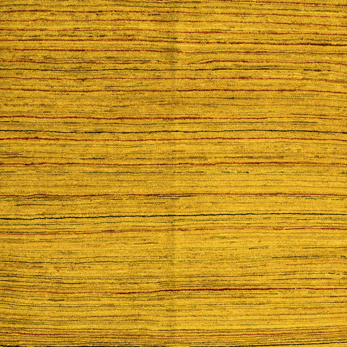Machine Washable Abstract Yellow Modern Rug, wshabs4963yw