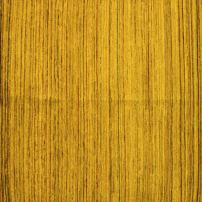 Square Abstract Yellow Modern Rug, abs4963yw