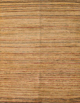 Machine Washable Abstract Orange Rug, wshabs4963