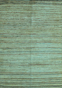 Abstract Light Blue Modern Rug, abs4963lblu