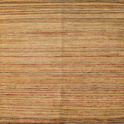 Square Machine Washable Abstract Orange Rug, wshabs4963