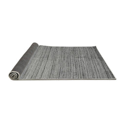 Sideview of Abstract Gray Modern Rug, abs4963gry