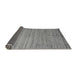 Sideview of Abstract Gray Modern Rug, abs4963gry