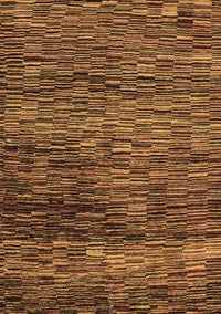 Abstract Brown Modern Rug, abs4964brn