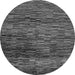 Round Abstract Gray Modern Rug, abs4964gry