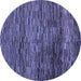 Round Machine Washable Abstract Blue Modern Rug, wshabs4964blu