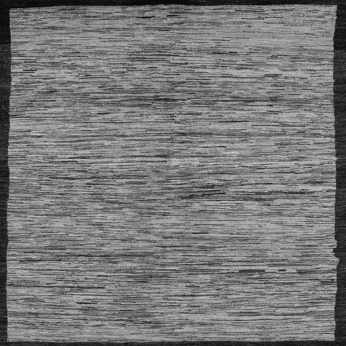 Square Abstract Gray Modern Rug, abs4965gry