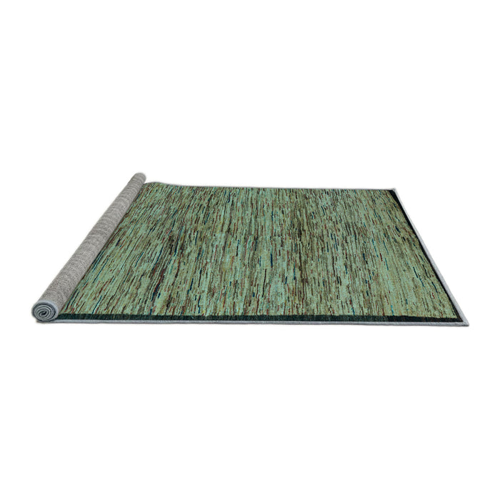 Sideview of Machine Washable Abstract Light Blue Modern Rug, wshabs4965lblu