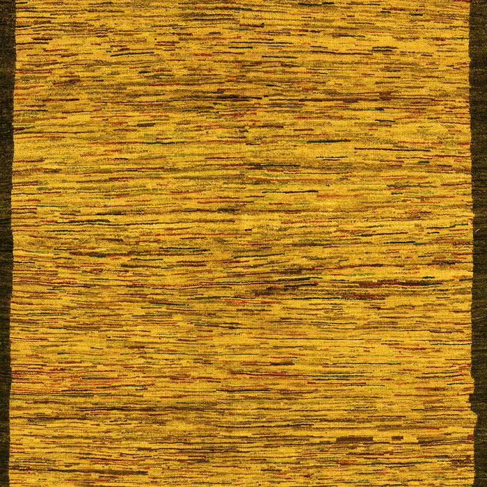 Abstract Yellow Modern Rug, abs4965yw