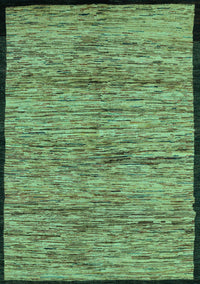 Abstract Turquoise Modern Rug, abs4965turq