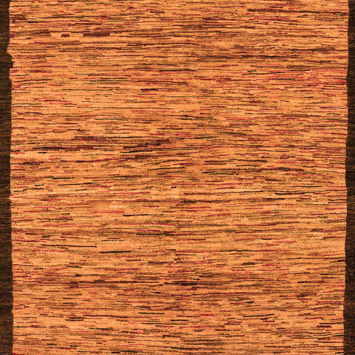 Machine Washable Abstract Orange Modern Area Rugs, wshabs4965org