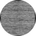 Round Machine Washable Abstract Gray Modern Rug, wshabs4965gry