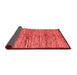 Abstract Red Modern Area Rugs