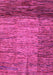 Machine Washable Abstract Pink Modern Rug, wshabs4966pnk