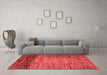 Modern Red Washable Rugs