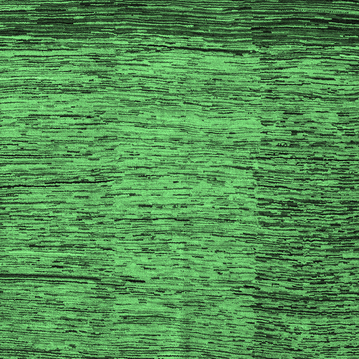 Machine Washable Abstract Emerald Green Modern Area Rugs, wshabs4966emgrn