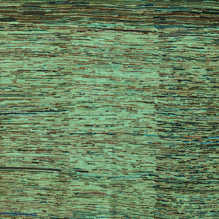 Machine Washable Abstract Turquoise Modern Area Rugs, wshabs4966turq