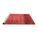 Modern Red Washable Rugs