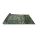 Sideview of Abstract Light Blue Modern Rug, abs4966lblu