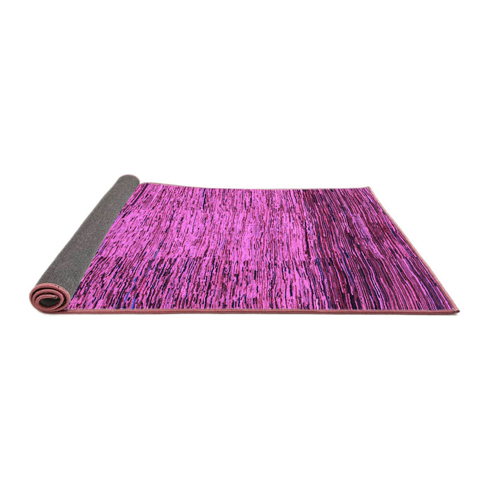 Sideview of Abstract Purple Modern Rug, abs4966pur