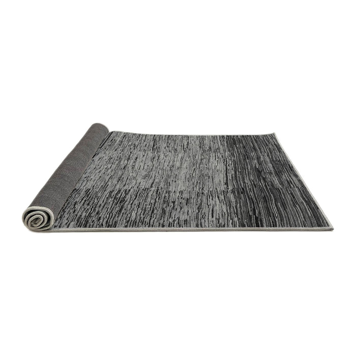 Sideview of Abstract Gray Modern Rug, abs4966gry