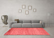 Modern Red Washable Rugs