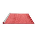 Modern Red Washable Rugs