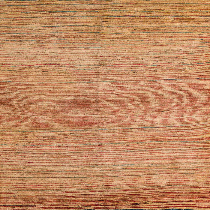 Square Abstract Orange Modern Rug, abs4967