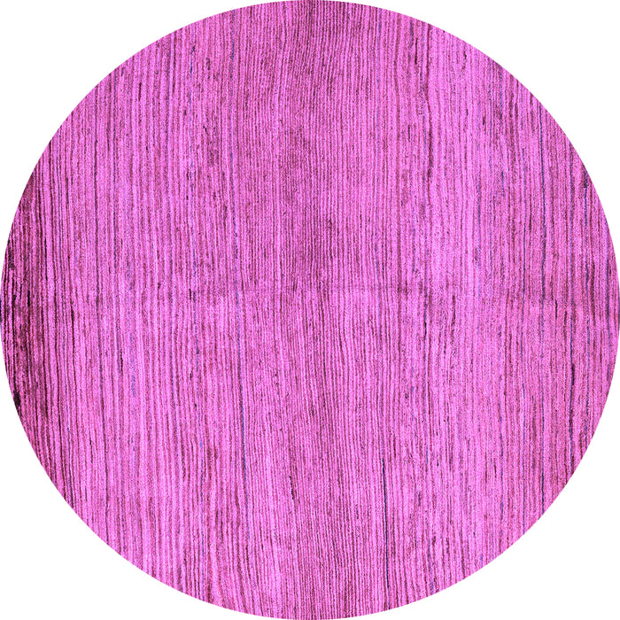 Round Abstract Purple Modern Rug, abs4967pur