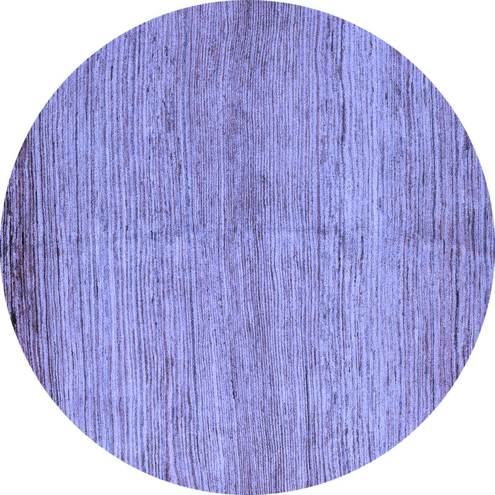 Round Machine Washable Abstract Blue Modern Rug, wshabs4967blu