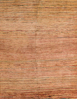 Machine Washable Abstract Orange Rug, wshabs4967