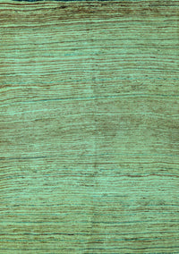 Abstract Turquoise Modern Rug, abs4967turq