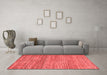 Modern Red Washable Rugs