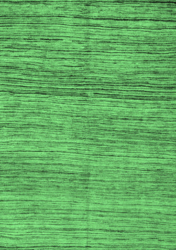 Abstract Emerald Green Modern Rug, abs4968emgrn