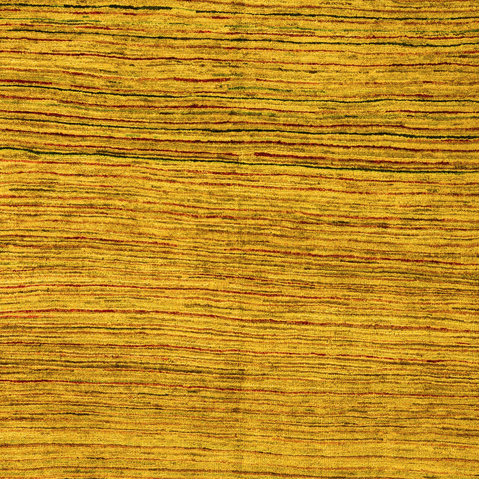 Machine Washable Abstract Yellow Modern Rug, wshabs4968yw