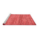 Modern Red Washable Rugs