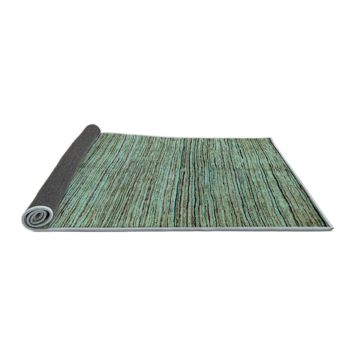 Sideview of Abstract Light Blue Modern Rug, abs4968lblu