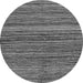 Round Machine Washable Abstract Gray Modern Rug, wshabs4969gry