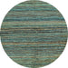 Round Machine Washable Abstract Light Blue Modern Rug, wshabs4969lblu