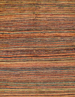 Abstract Saffron Red Modern Rug, abs4969