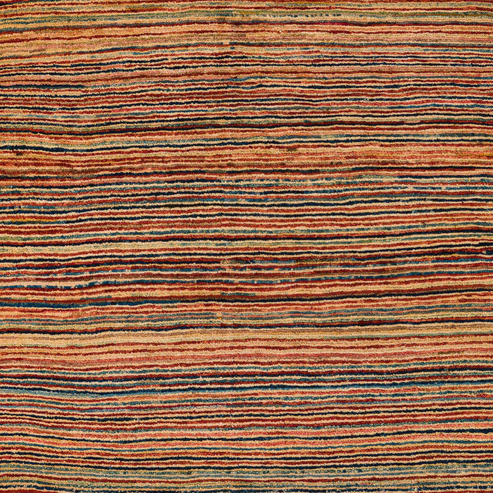 Abstract Saffron Red Modern Rug, abs4969