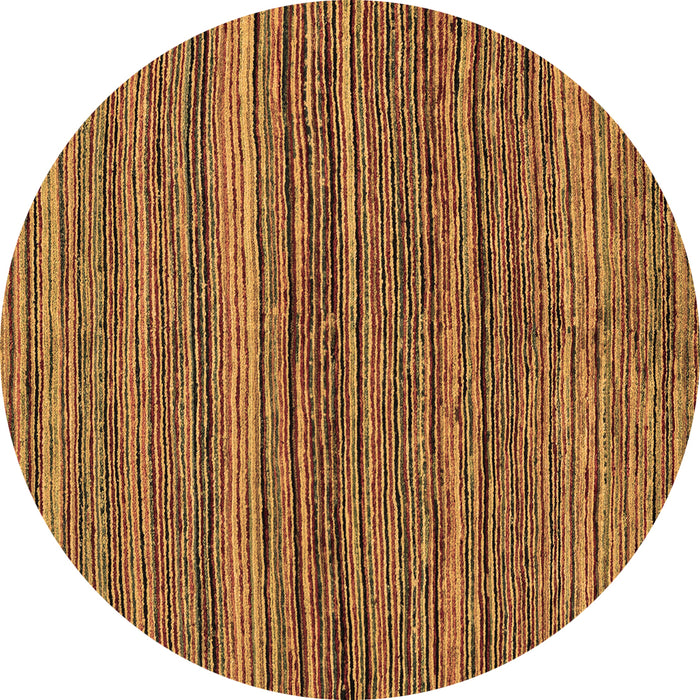 Round Machine Washable Abstract Brown Modern Rug, wshabs4969brn
