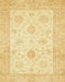 Abstract Mustard Yellow Oriental Rug, abs496